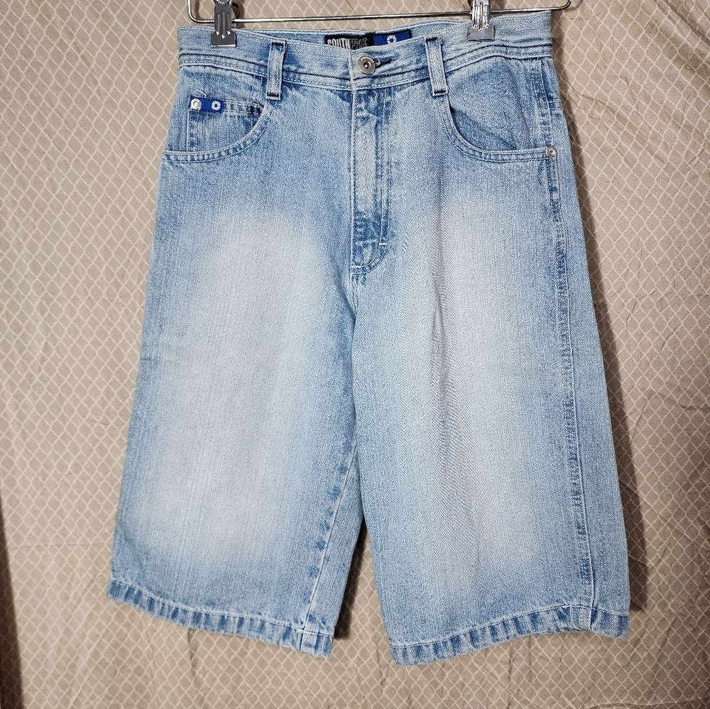 Vintage Y2K South Pole Light Blue Denim Shorts Boy's 10 - Picture 2 of 7